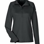 Branded Under Armour Ladies’ UA Tech™ Quarter-Zip Black/White