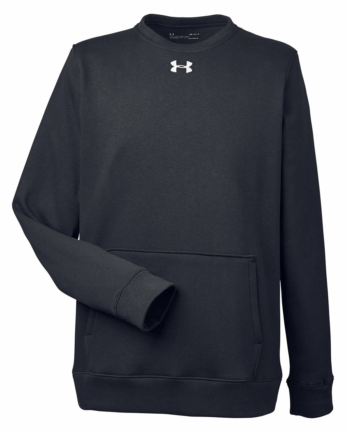 Custom Branded Under Armour Crew - Black/White