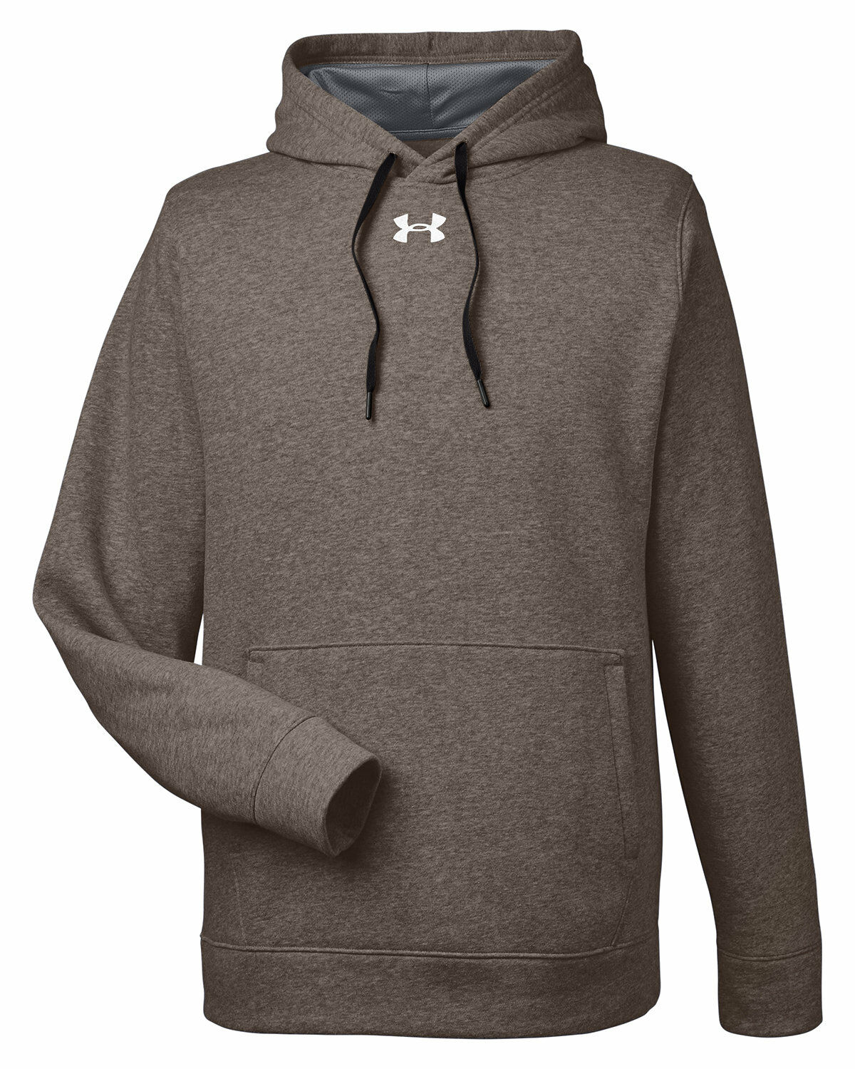 Custom Branded Under Armour Hoodies - Carbon Heather/Grey