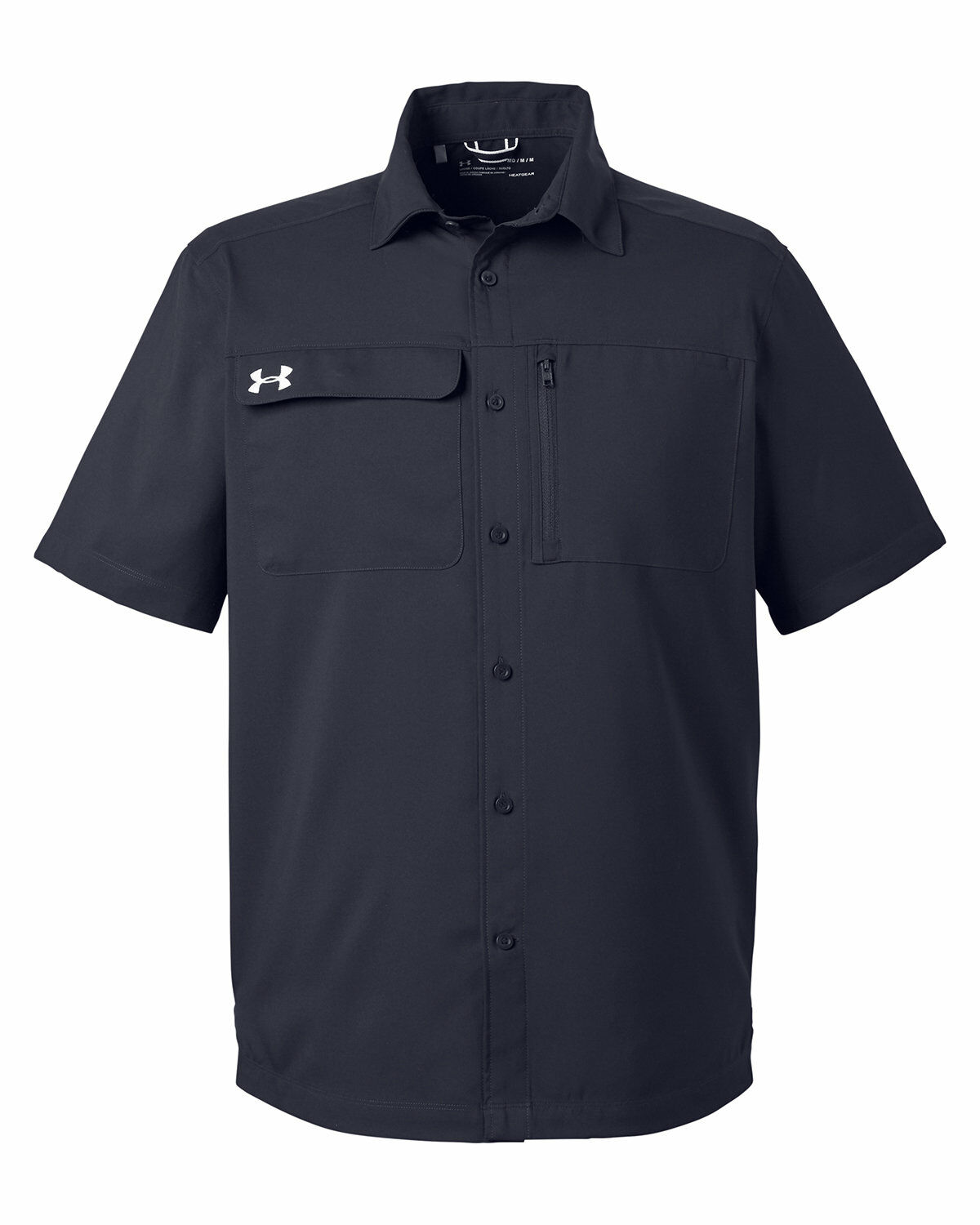 Custom Branded Under Armour Button Up - Black/White