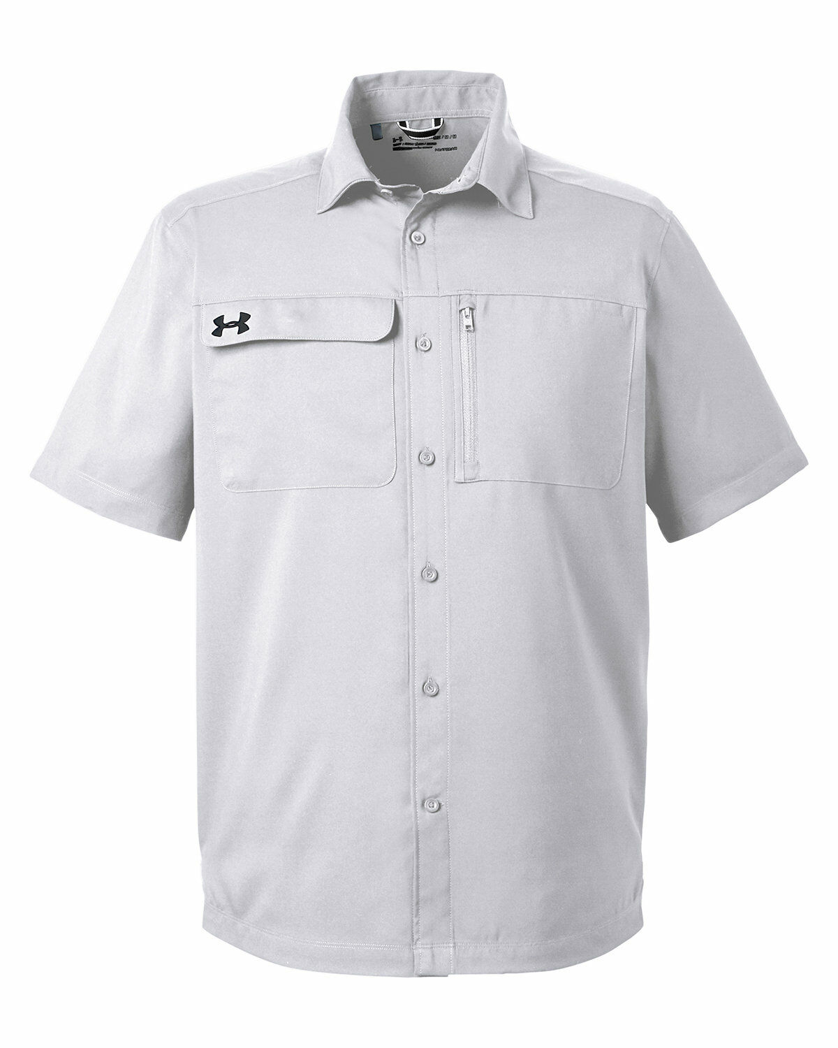 Custom Branded Under Armour Button Up - Halo/Grey