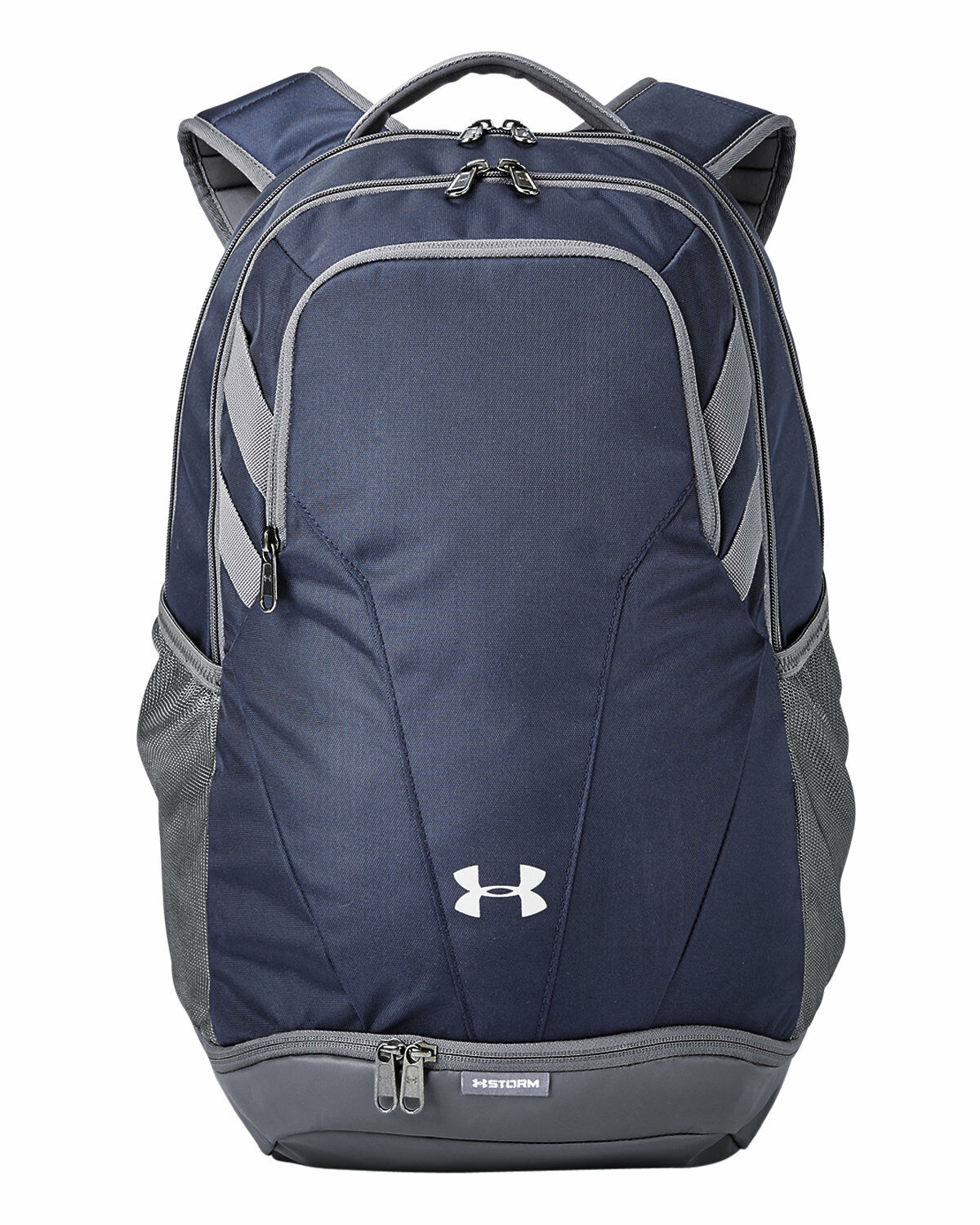 Branded Under Armour Unisex Hustle II Backpack Midnight Navy/Graphite