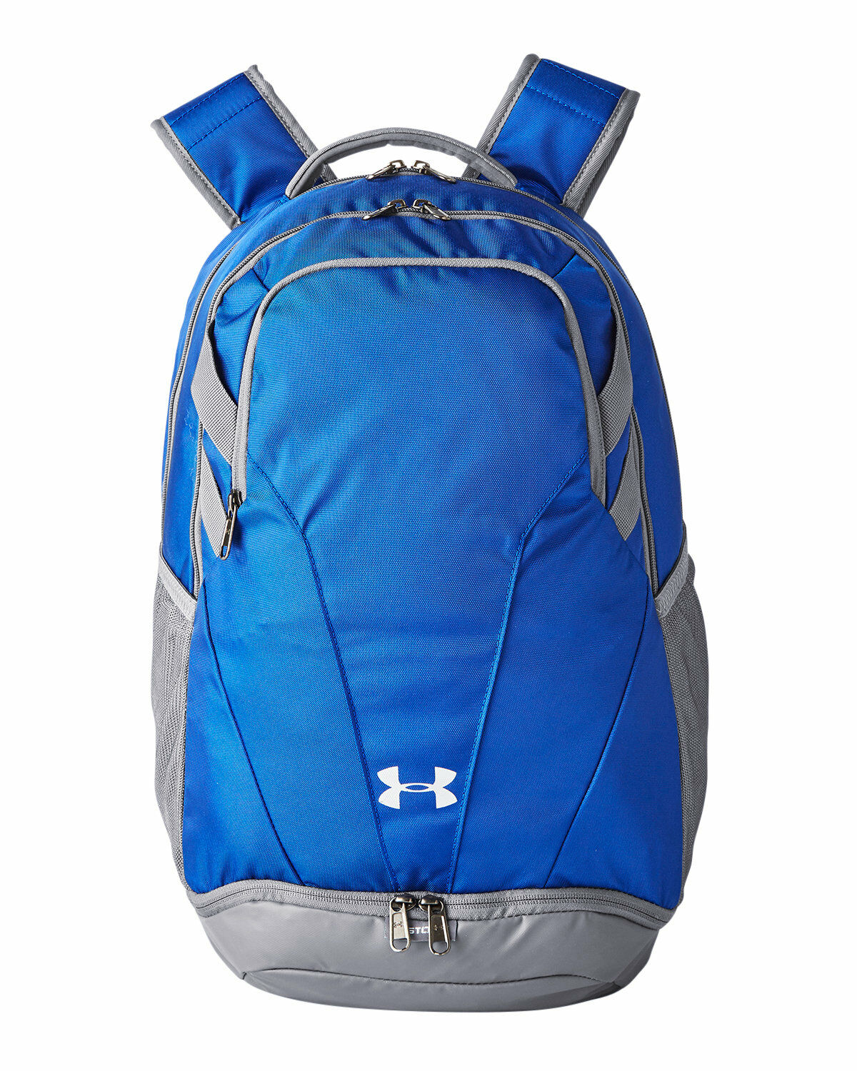 Branded Under Armour Unisex Hustle II Backpack Royal/Silver