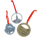 Custom Branded Die Struck Ornaments – 2 1/2″ W x 2 1/2″ H - Various Colors