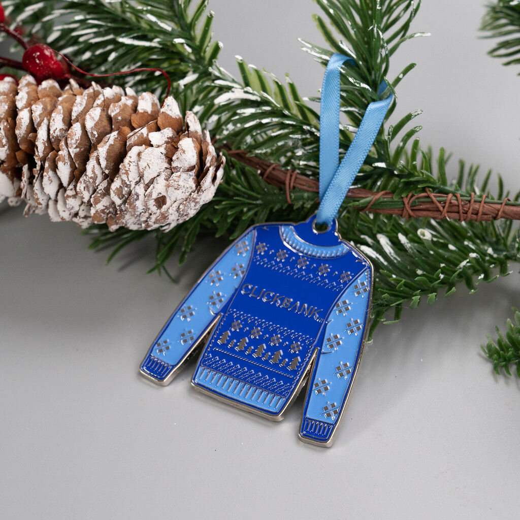 Custom Branded Die Struck Ornaments – 2 1/2″ W x 2 1/2″ H