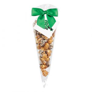 Branded Gourmet Popcorn Cone Bags (large) Chocolate Pretzel & Potato Chip Popcorn