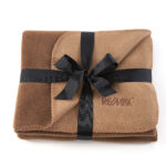 Branded Kanata Euro Throw Chocolate & Tan