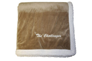 Branded Kanata Original Lambswool Throw LIght Tan