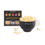 Branded Gourmet Expressions – Movie Night Gourmet Popcorn Gift Set Black