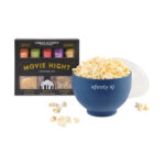 Branded Gourmet Expressions – Movie Night Gourmet Popcorn Gift Set Navy