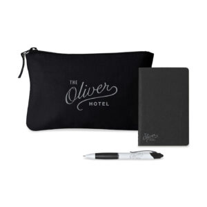 Branded Notes On-the-Go Gift Set Black