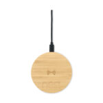 Branded Auden Bamboo Wireless Charger Bamboo