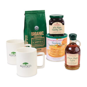 Branded Stonewall Kitchen New England Farmhouse Breakfast Gift Set Matte White