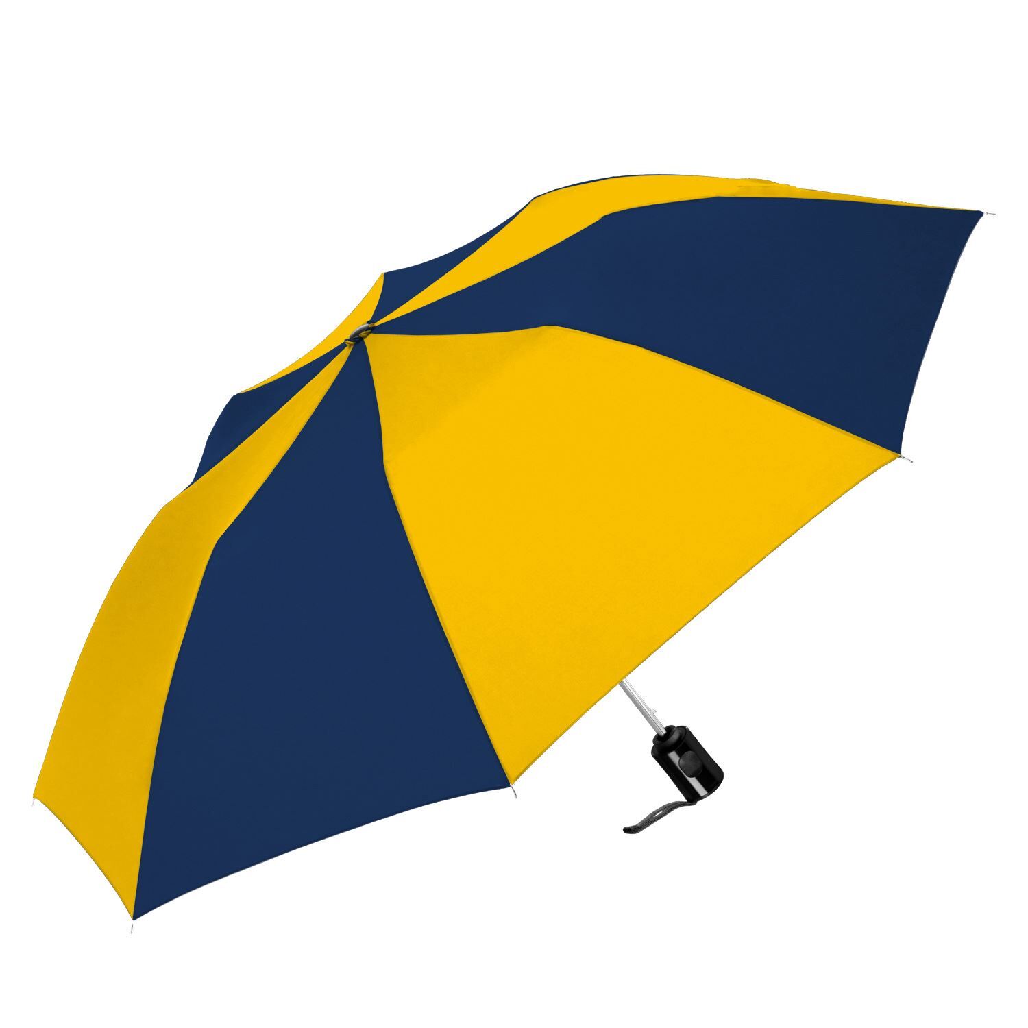 Custom Branded ShedRain Umbrellas - Black/Gold