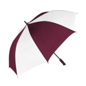 Branded ShedRain® Auto Open Golf Burgundy/White