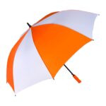 Custom Branded ShedRain Umbrellas - Orange/White