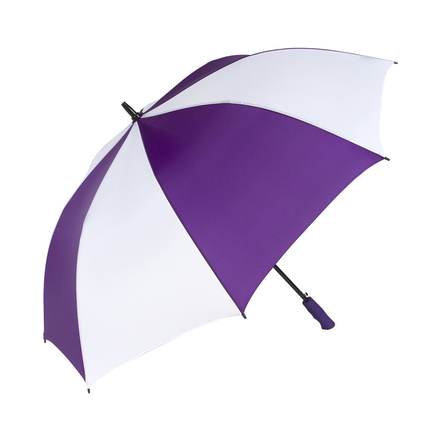 Branded ShedRain® Auto Open Golf Purple/White