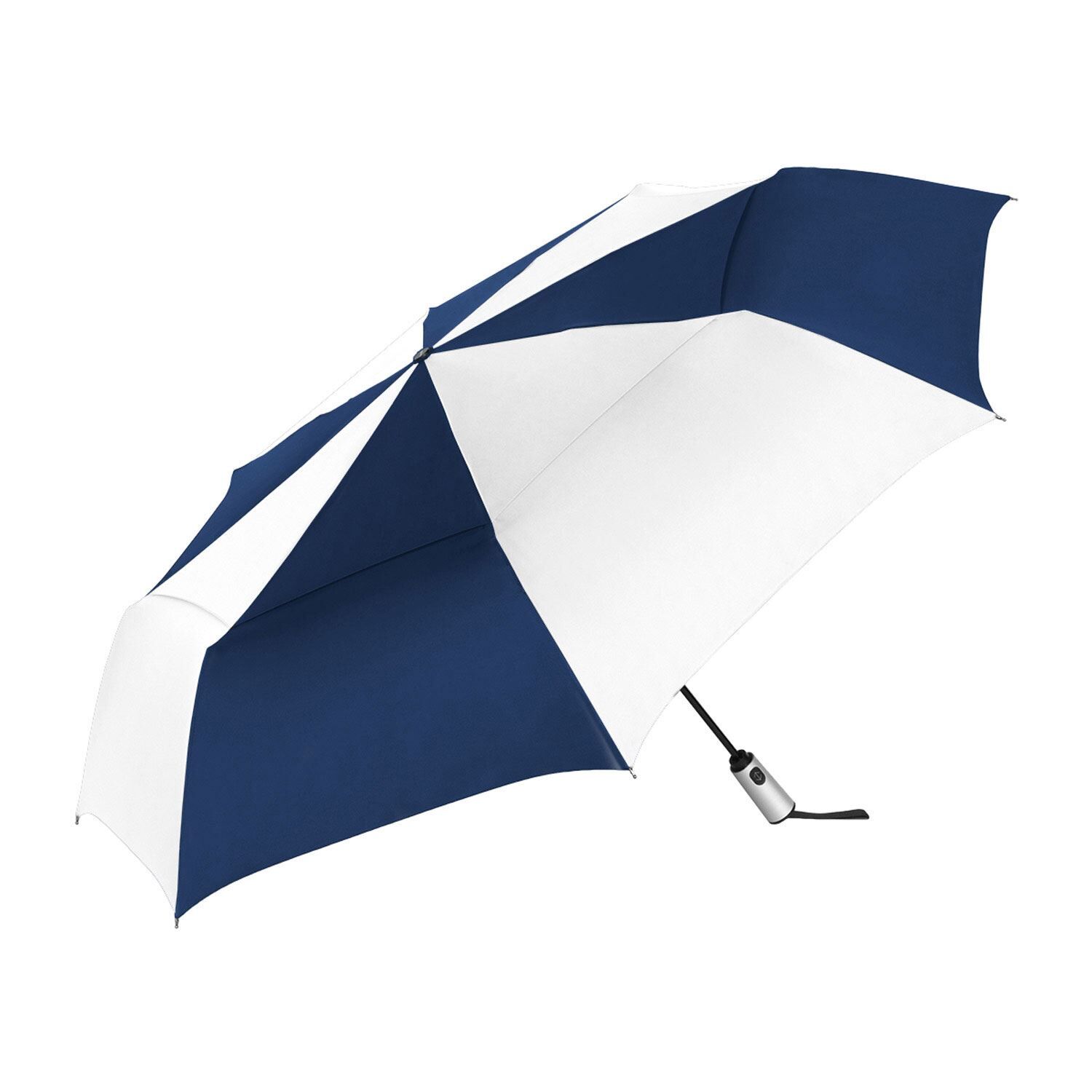 Custom Branded ShedRain Umbrellas - Navy/White