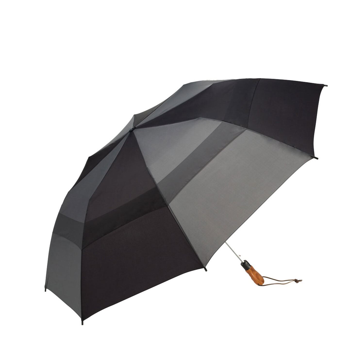 Custom Branded ShedRain Umbrellas - Black/Charcoal