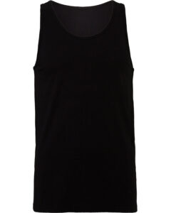 Branded Bella + Canvas Unisex Jersey Tank Black