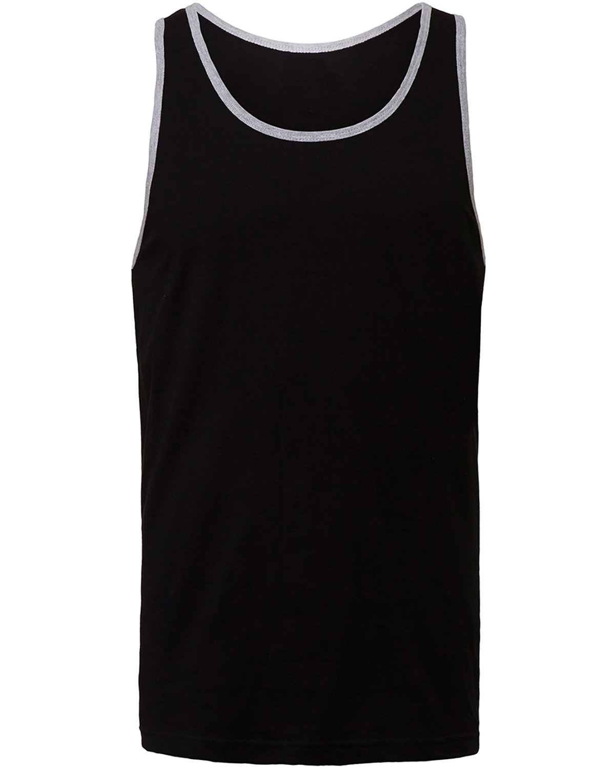 Custom Branded Bella+Canvas Tanks - Black/Athletic Heather