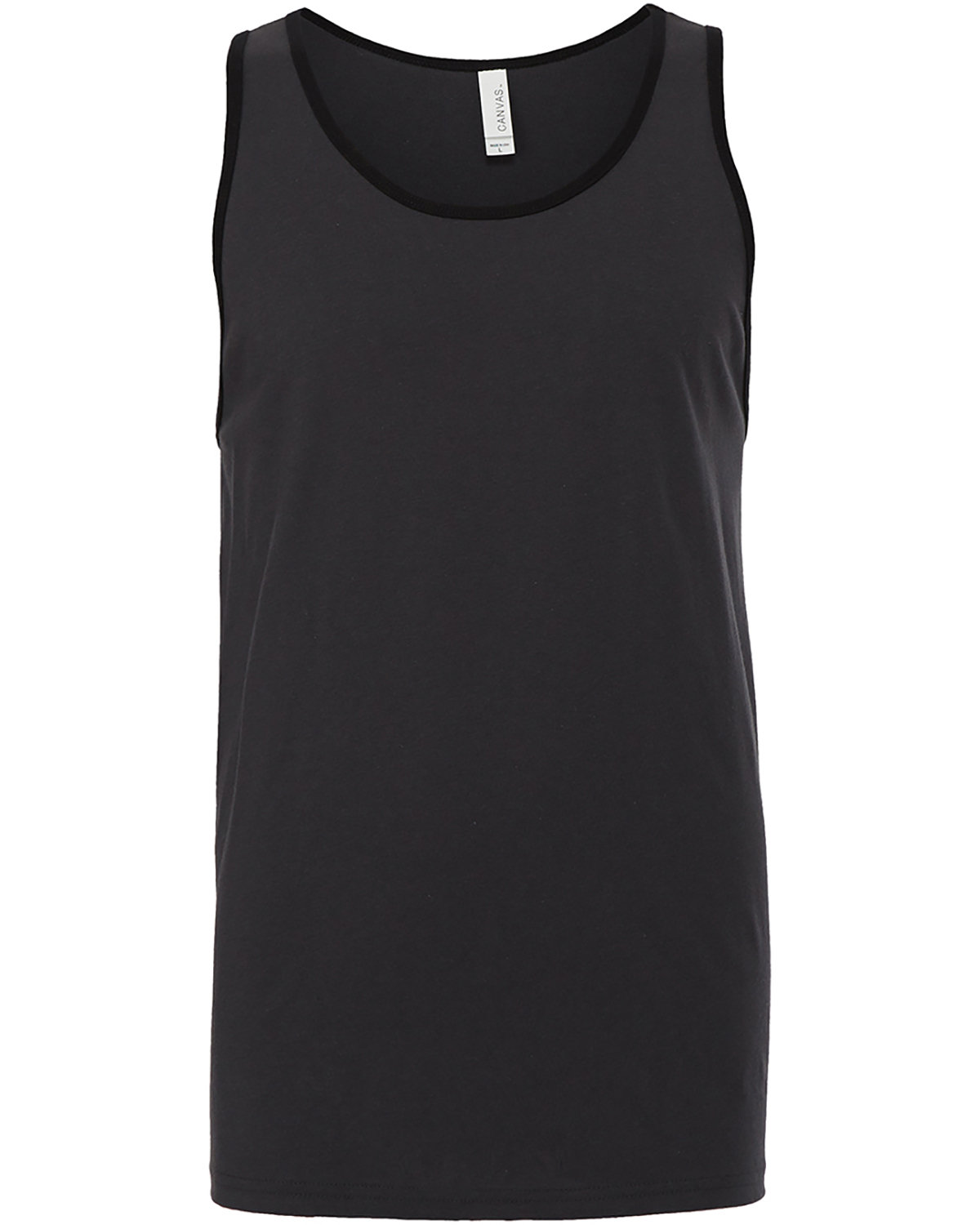 Custom Branded Bella+Canvas Tanks - Dark Grey/Black