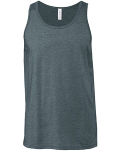 Branded Bella + Canvas Unisex Jersey Tank Heather Slate