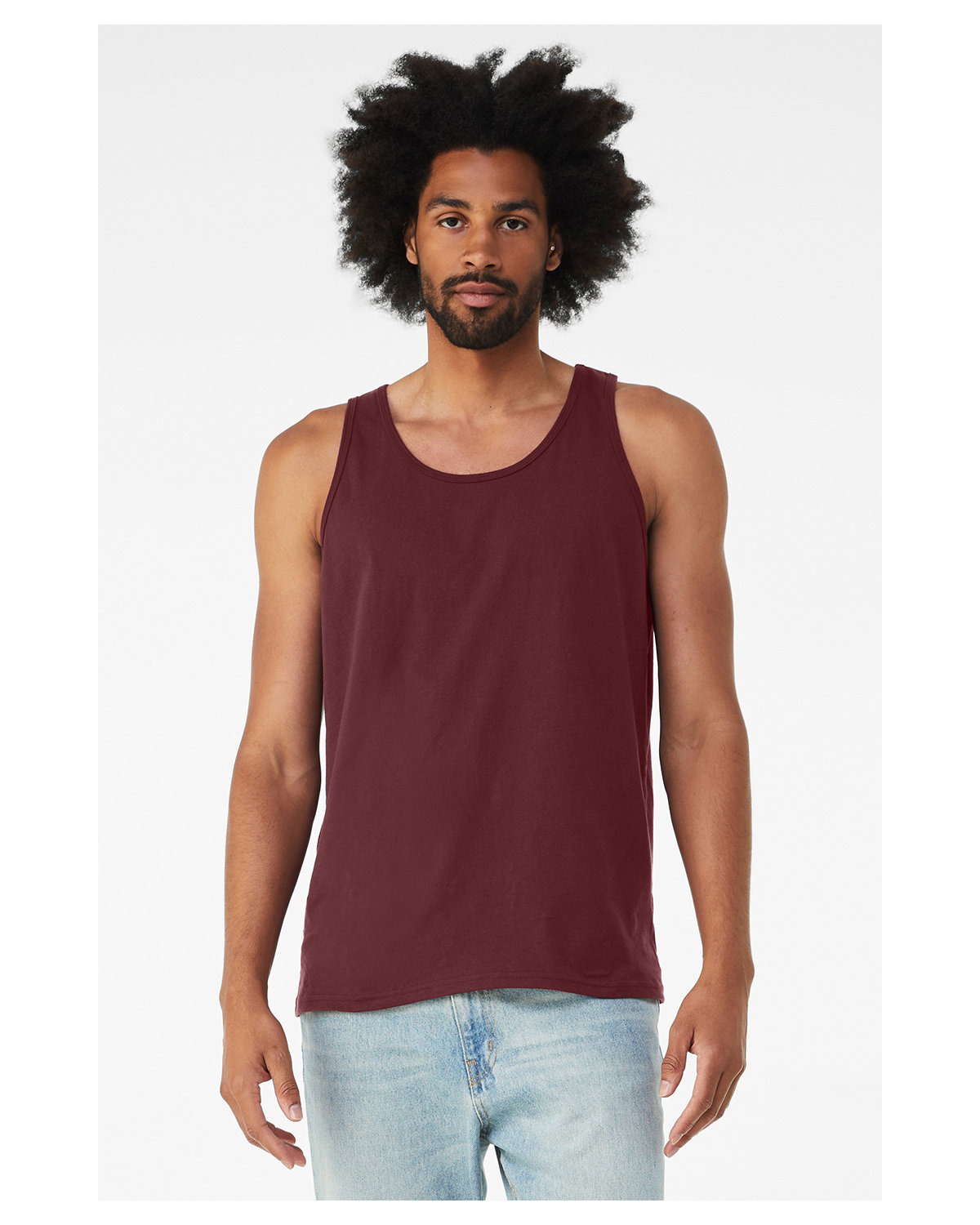 Custom Branded Bella+Canvas Tanks - Maroon