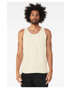 Branded Bella + Canvas Unisex Jersey Tank Natural