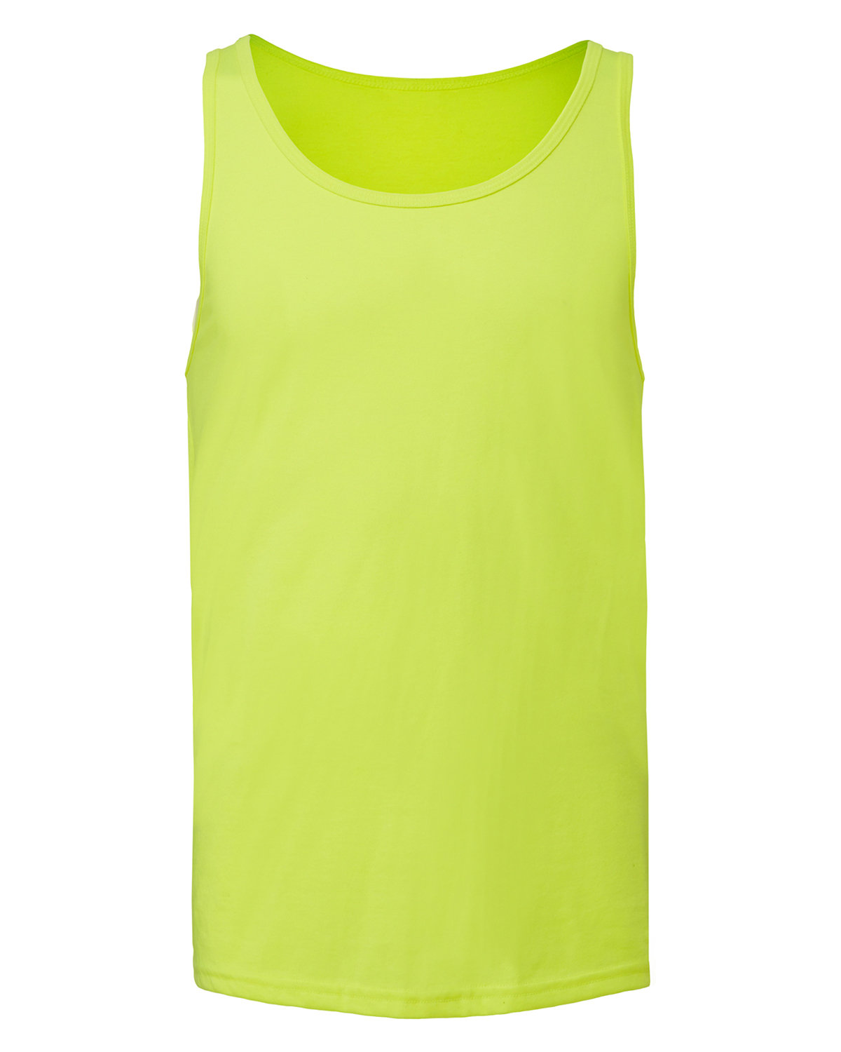 Custom Branded Bella+Canvas Tanks - Neon Yellow