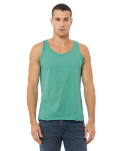 Branded Bella + Canvas Unisex Jersey Tank Teal