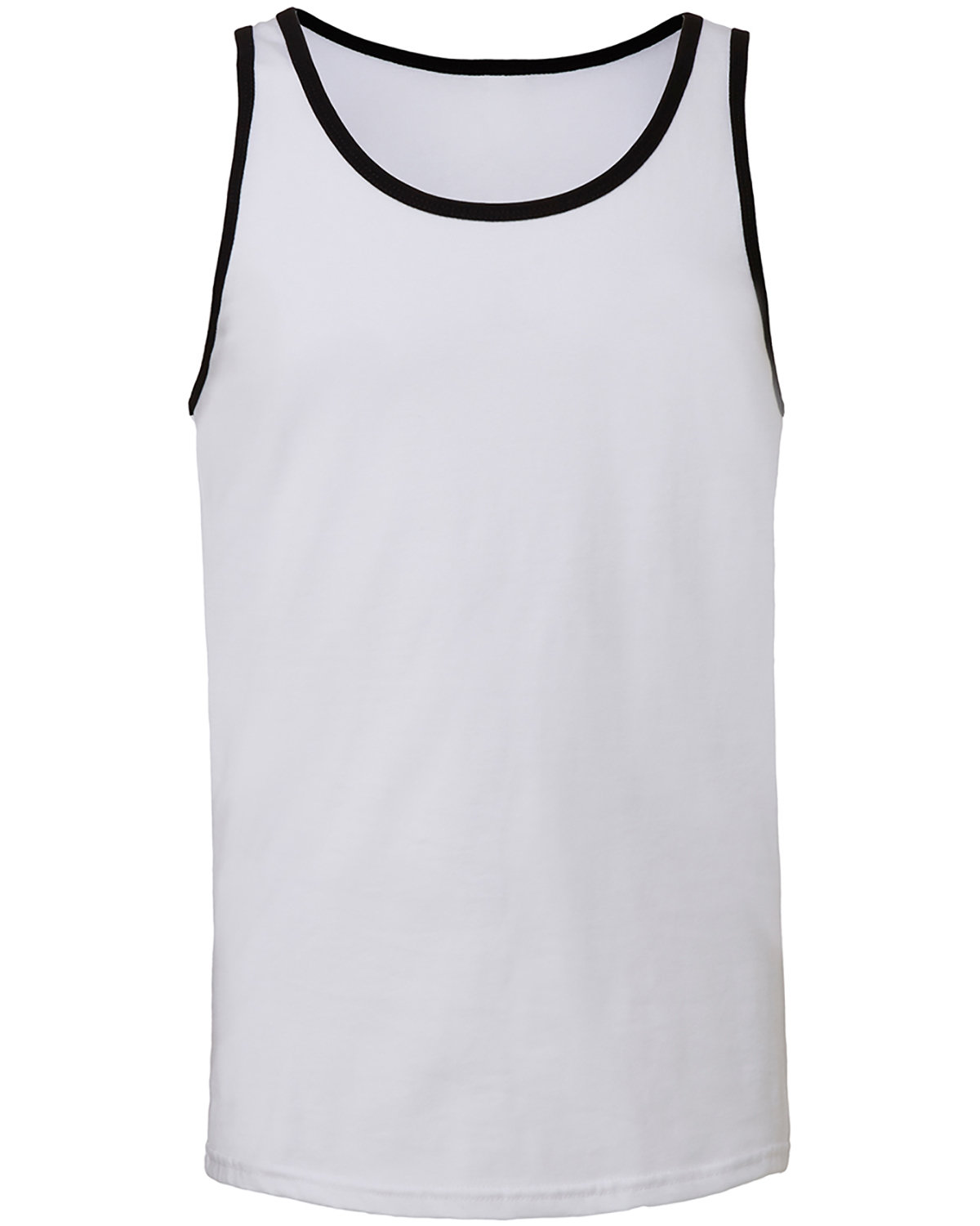 Custom Branded Bella+Canvas Tanks - White/Black