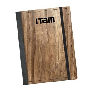 Branded Journal Hardwood Oak