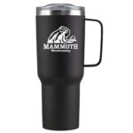 Custom Branded Mammoth 40 Oz Vacuum Insulated Mug - Black