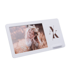 Branded Wireless Charging 4″ X 6″ Picture Frame White