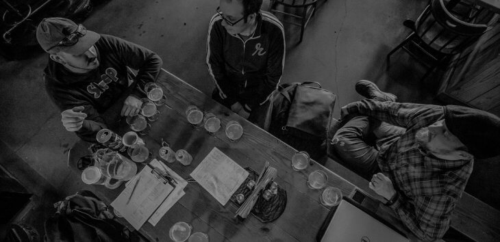 Image of brewers meeting about 3-Way IPA