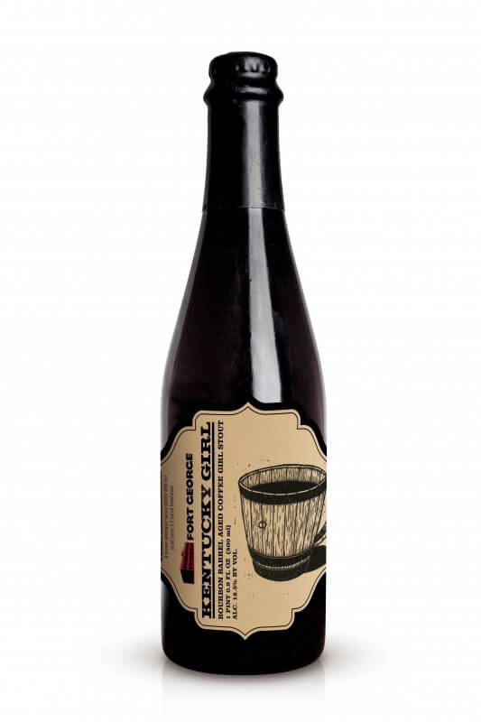 Image of Kentucky Girl- Bourbon Barrel Aged Coffee Girl Stout. From Fort George Brewery's Sweet Virginia Series.