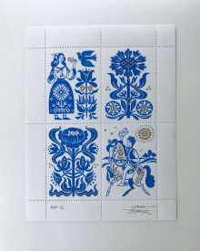 Oana Befort artist stamp no. 25