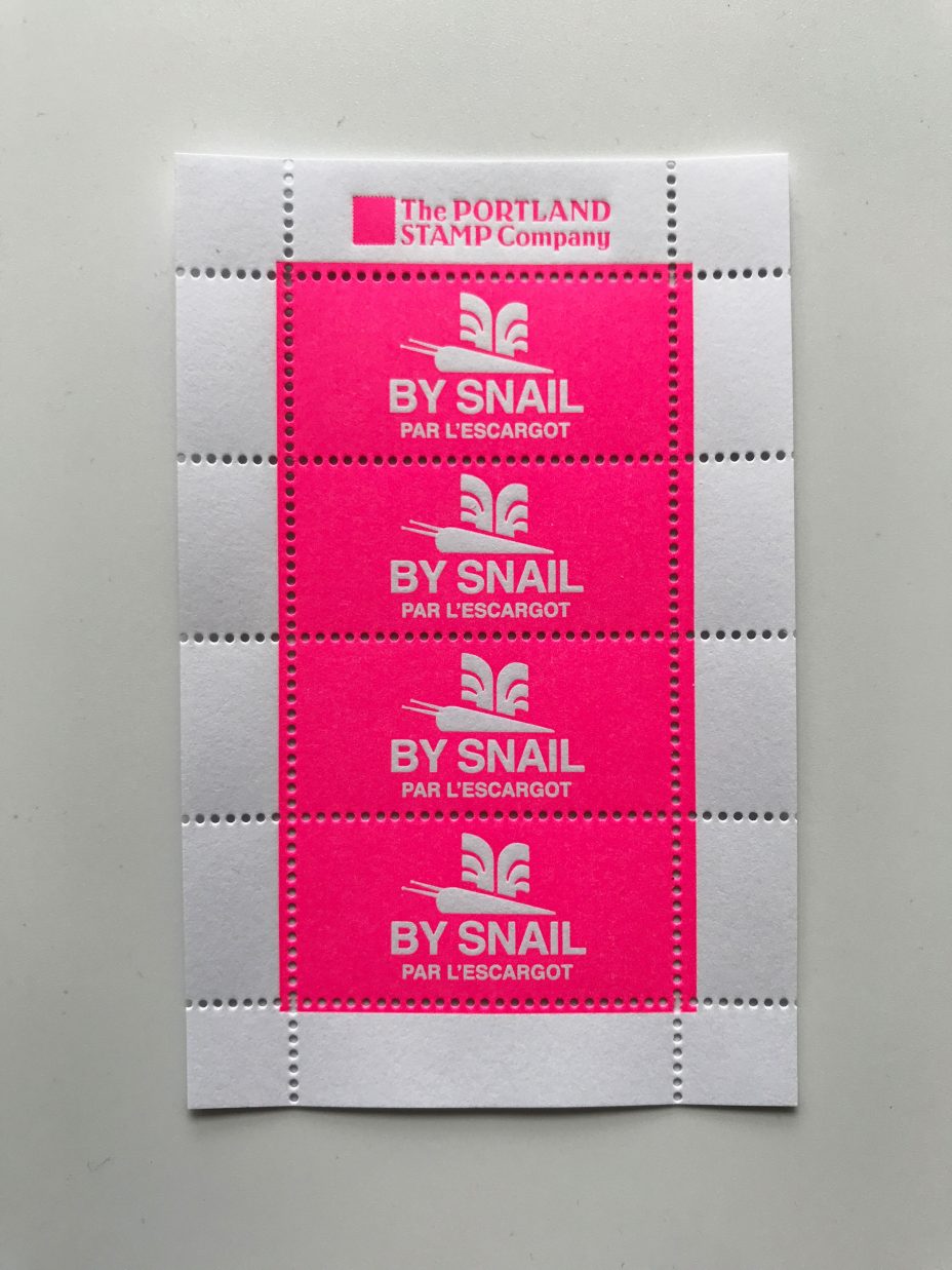 by snail neon pink full sheet
