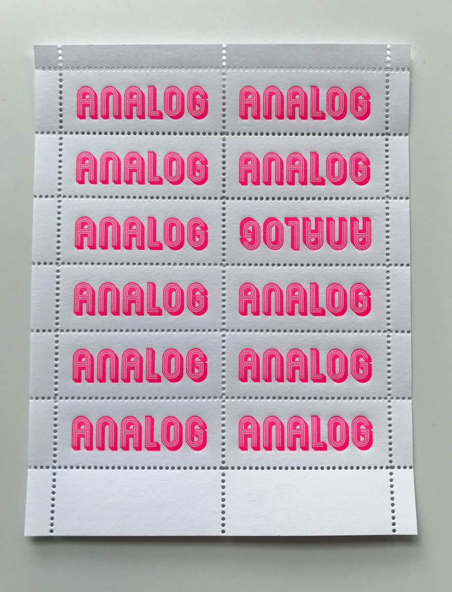 analog neon pink